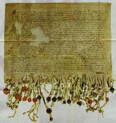 Tyninghame (1320 A.D.) copy of the Declaration